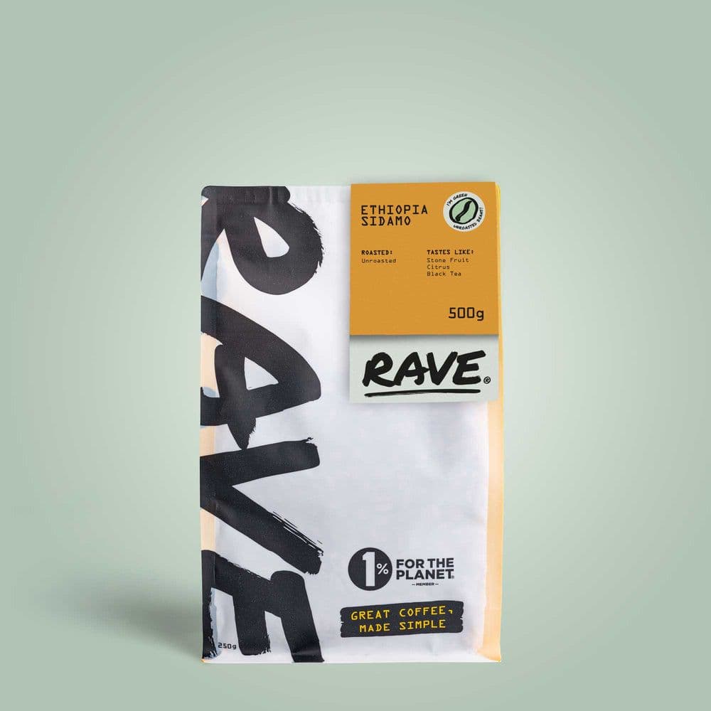 Image of Ethiopian Sidamo Green Coffee Beans