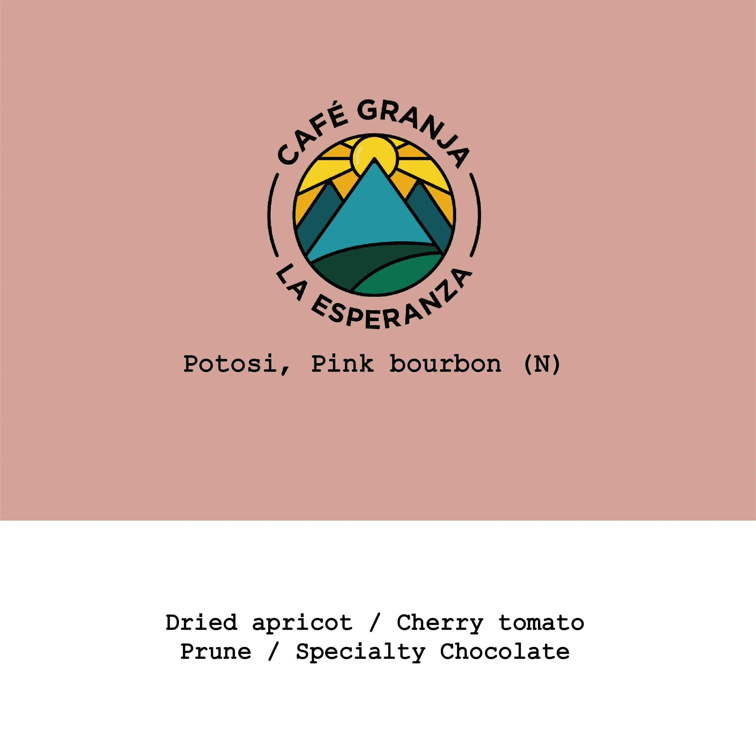 Image of New Crop Colombia Cafe Granja La Espenranza-Potosi Pink bourbon Natural