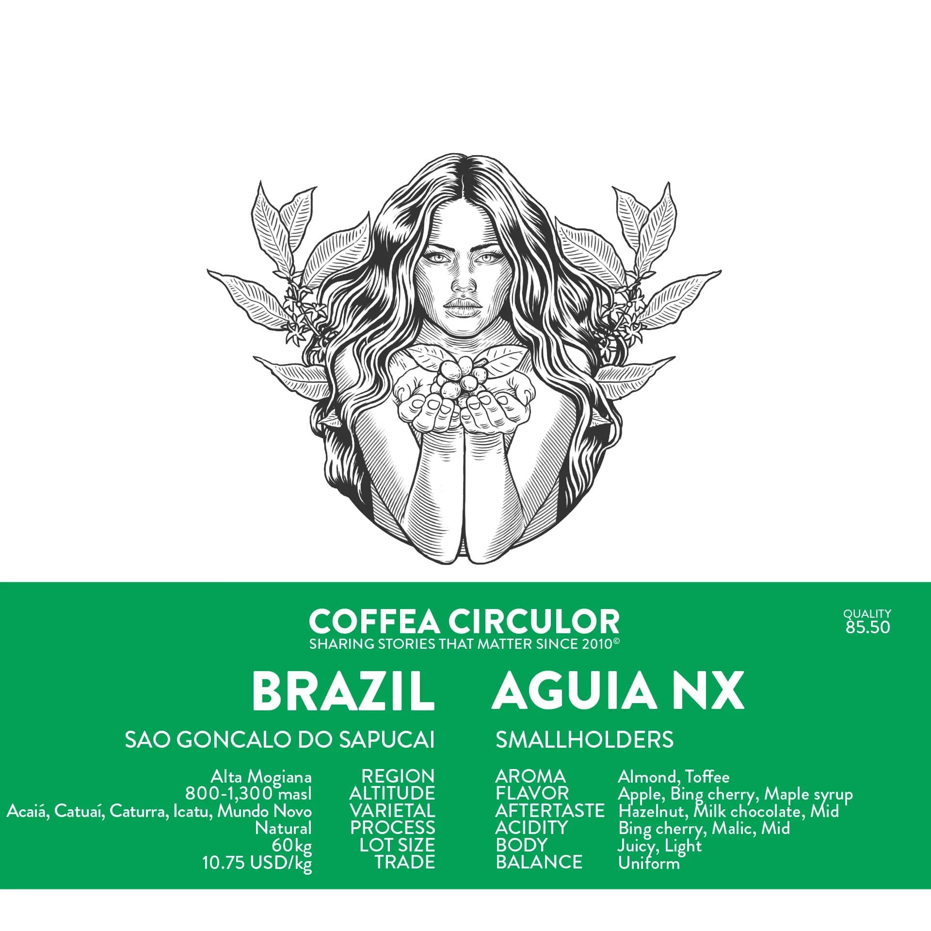 Image of Brazil Aguia Natural NX Espresso