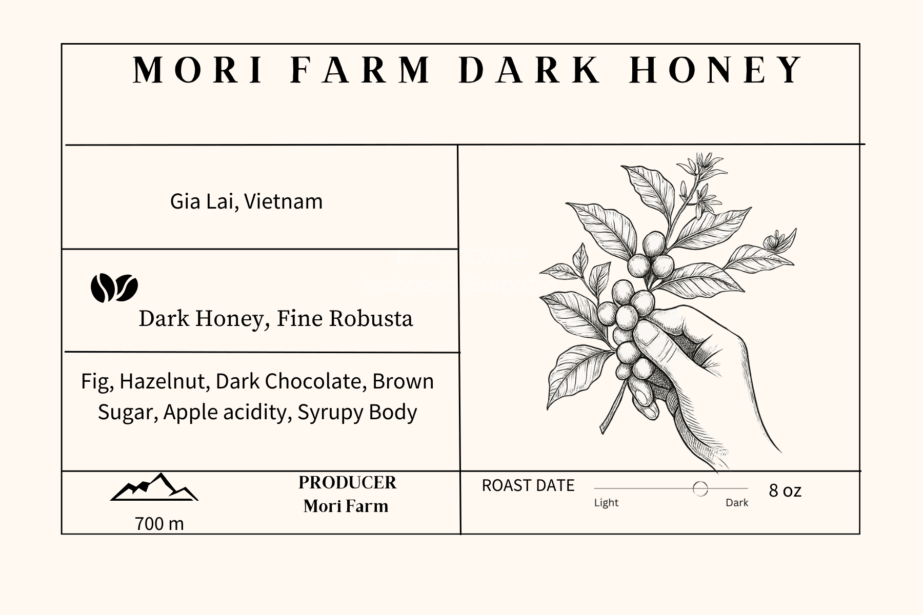 Image of Mori Farm Dark Honey