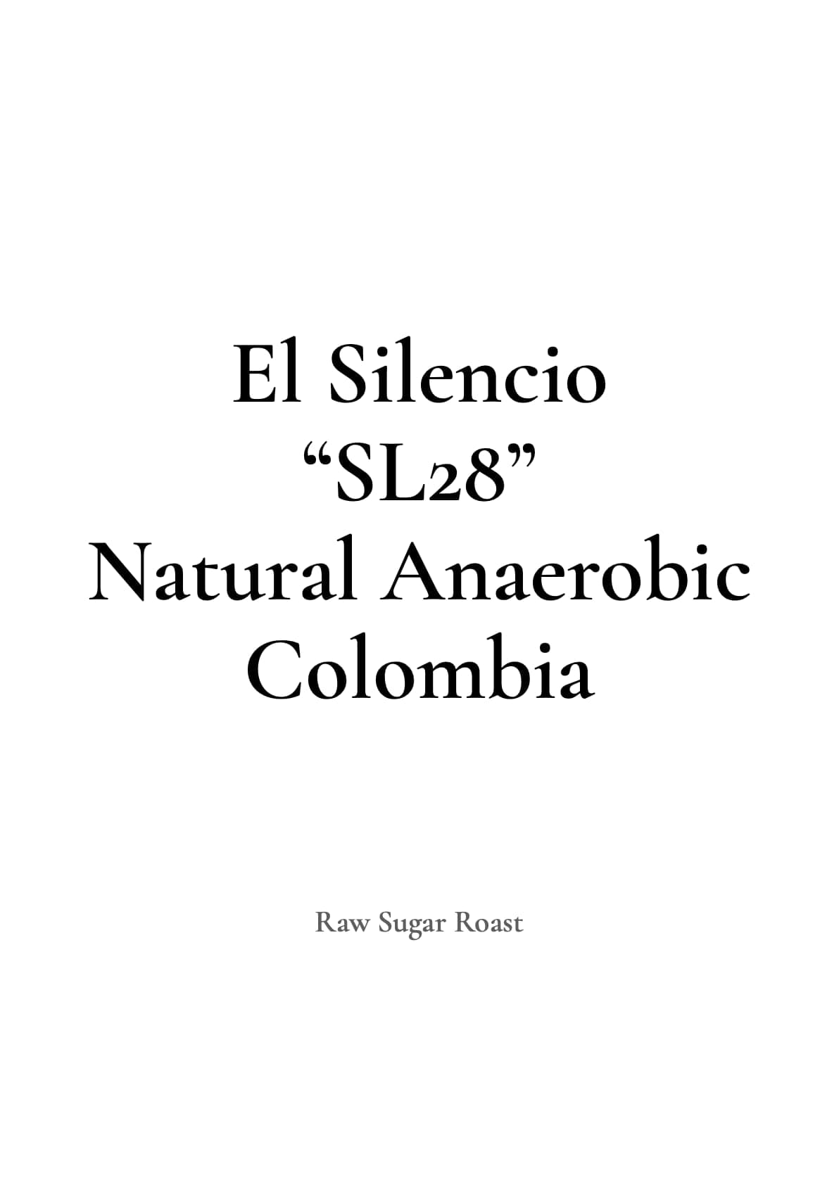Image of Colombia The Silence -SL28