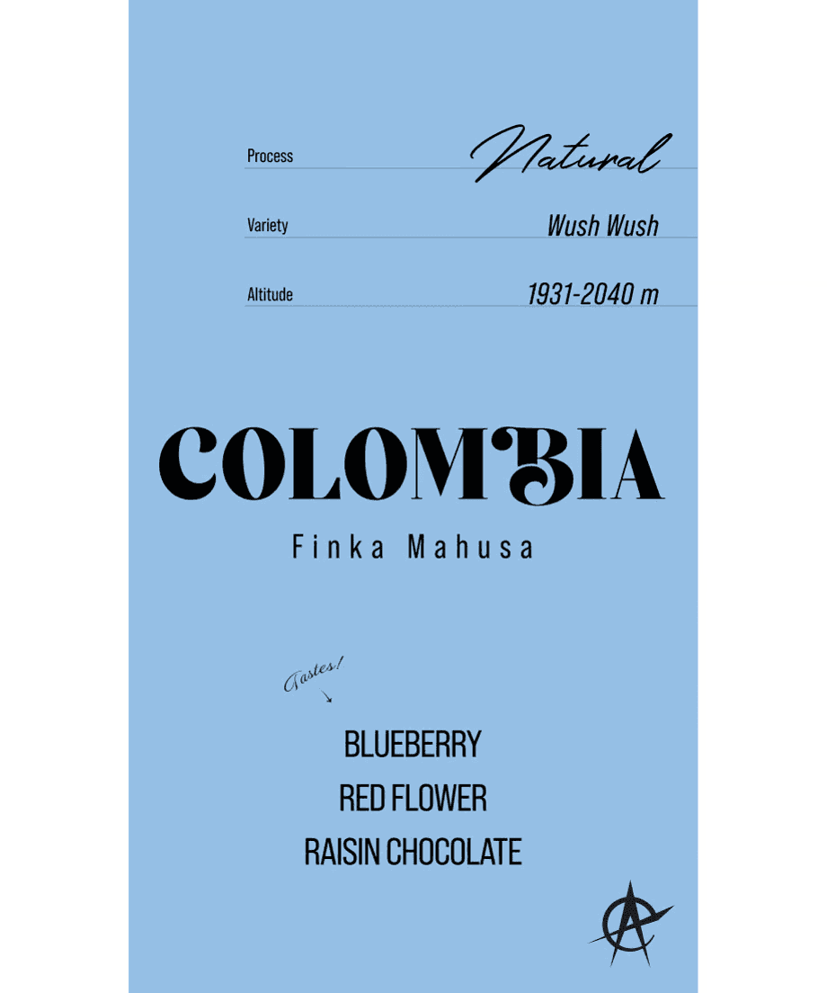 Image of Colombia Finka Mahusa Wush Wush - Natural