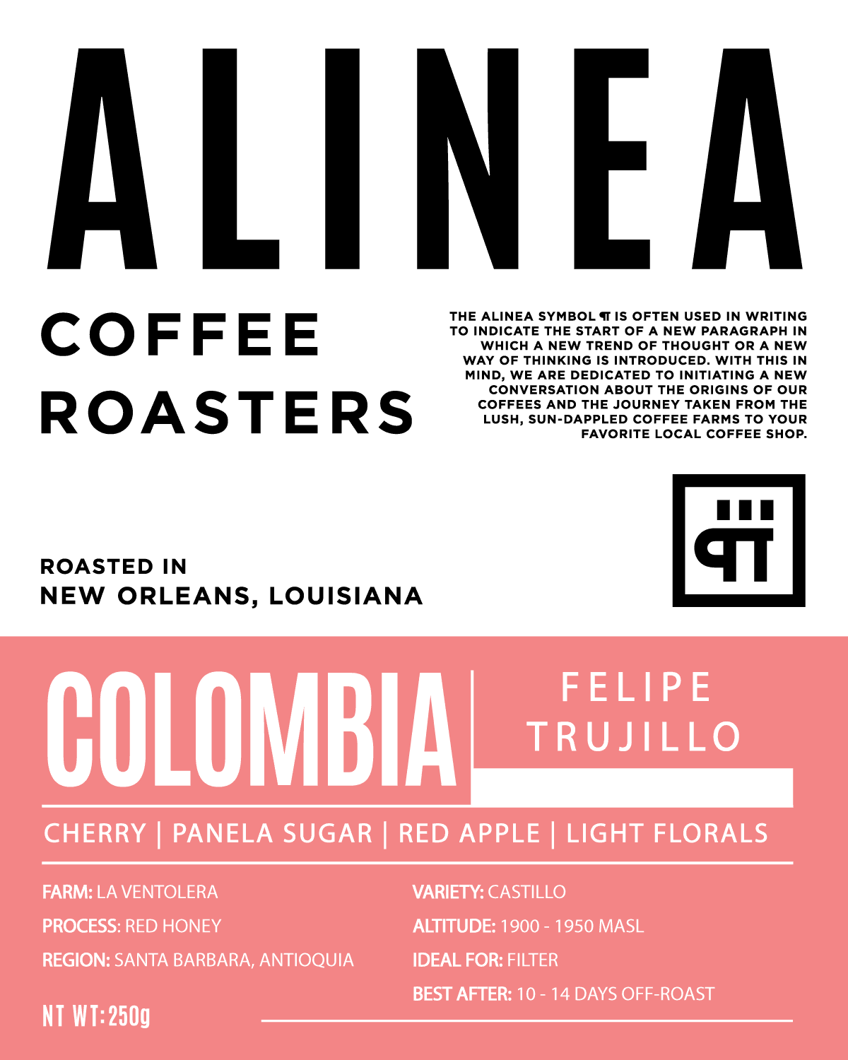 Image of Colombia Felipe Trujillo Red Honey Castillo