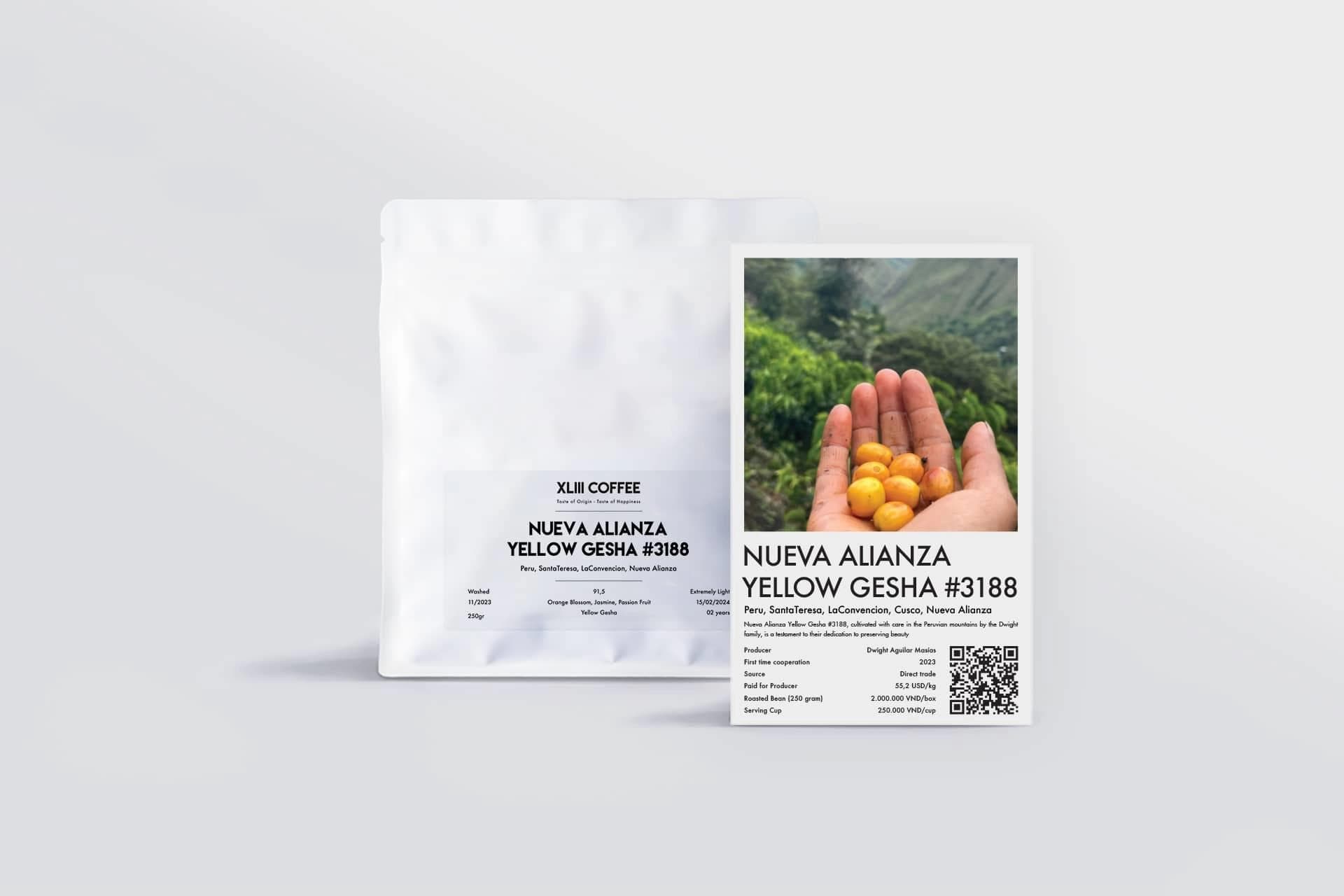 Image of Nueva Alianza Yellow Gesha 3188