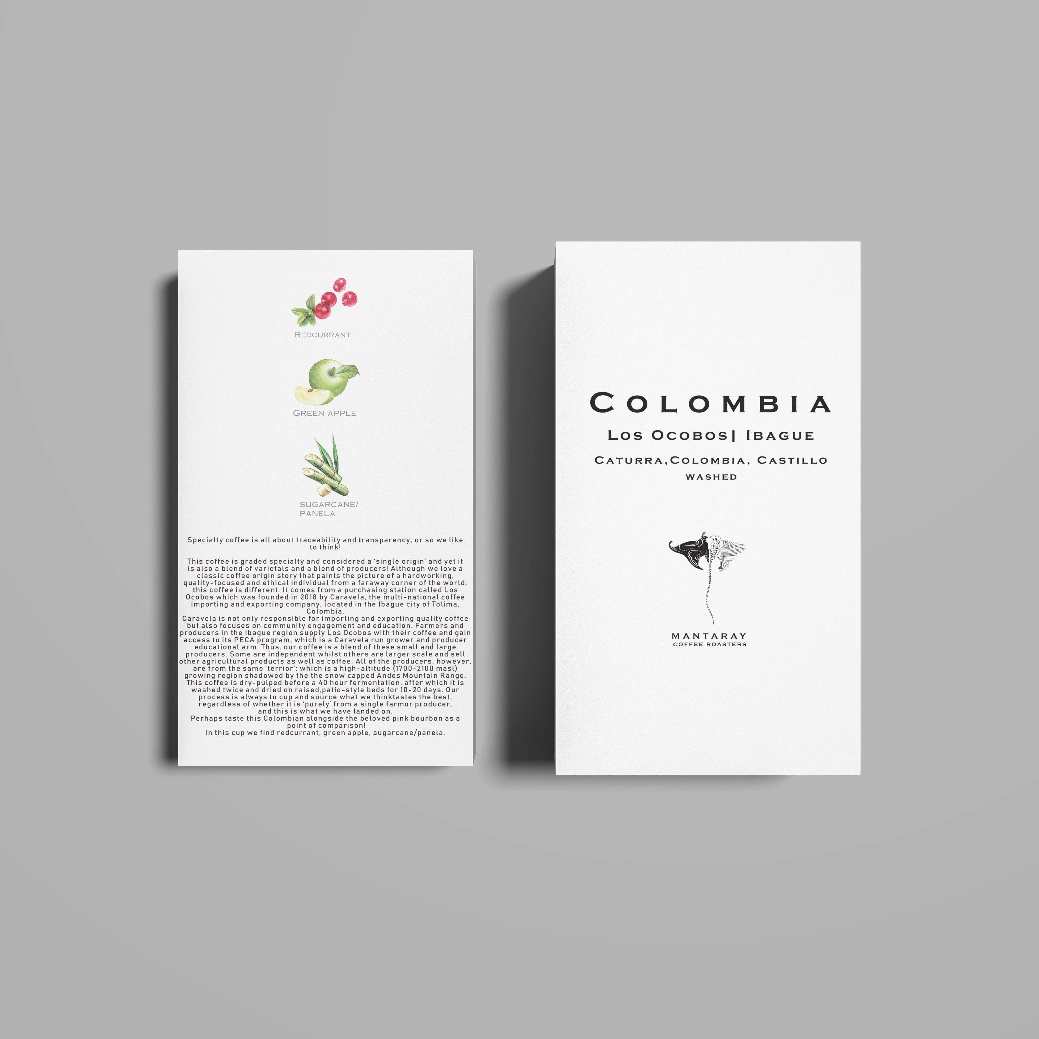 Image of Colombia Los Ocobos | Ibague Tolima washed (Single Origin Filter)
