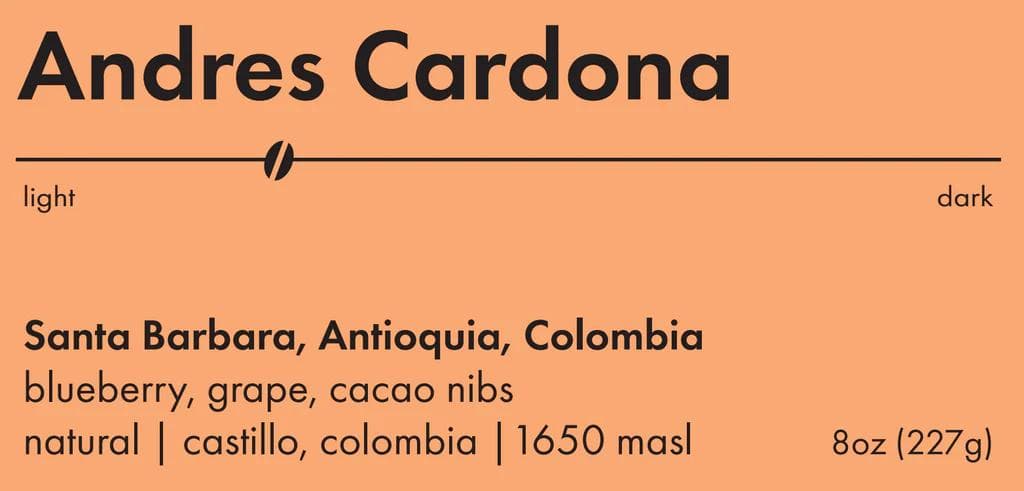Image of Andres - Cardona Purple Honey
