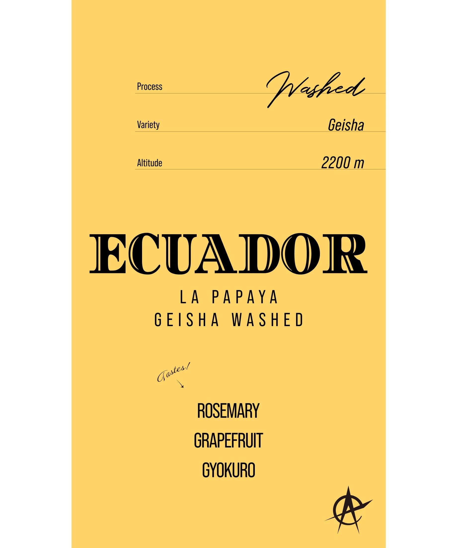 Image of Ecuador La Papaya, Geisha - Washed