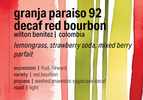 Image of Granja Paraiso 92 Decaf - Colombia