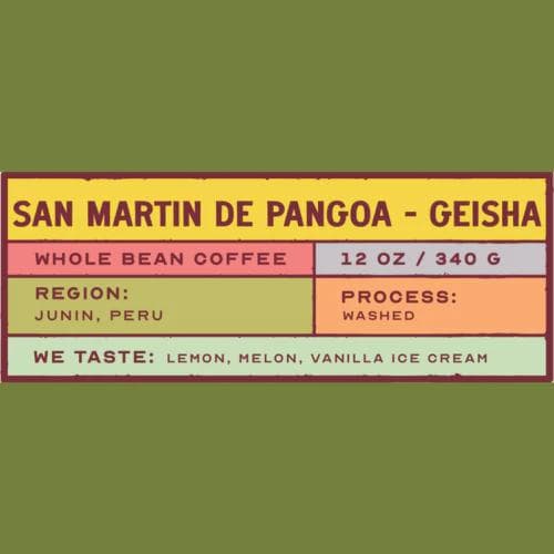 Image of San Martin Pangoa Geisha - Junin, Peru