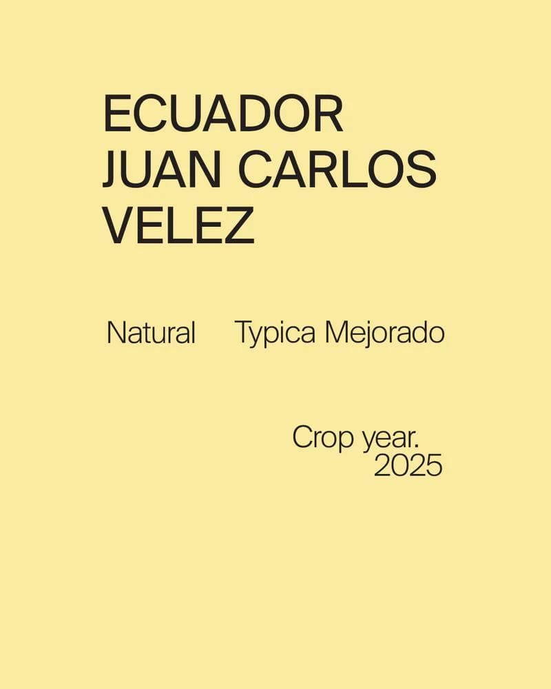 Image of Ecuador Juan Carlos Velez Typica Mejorado Natural RM144