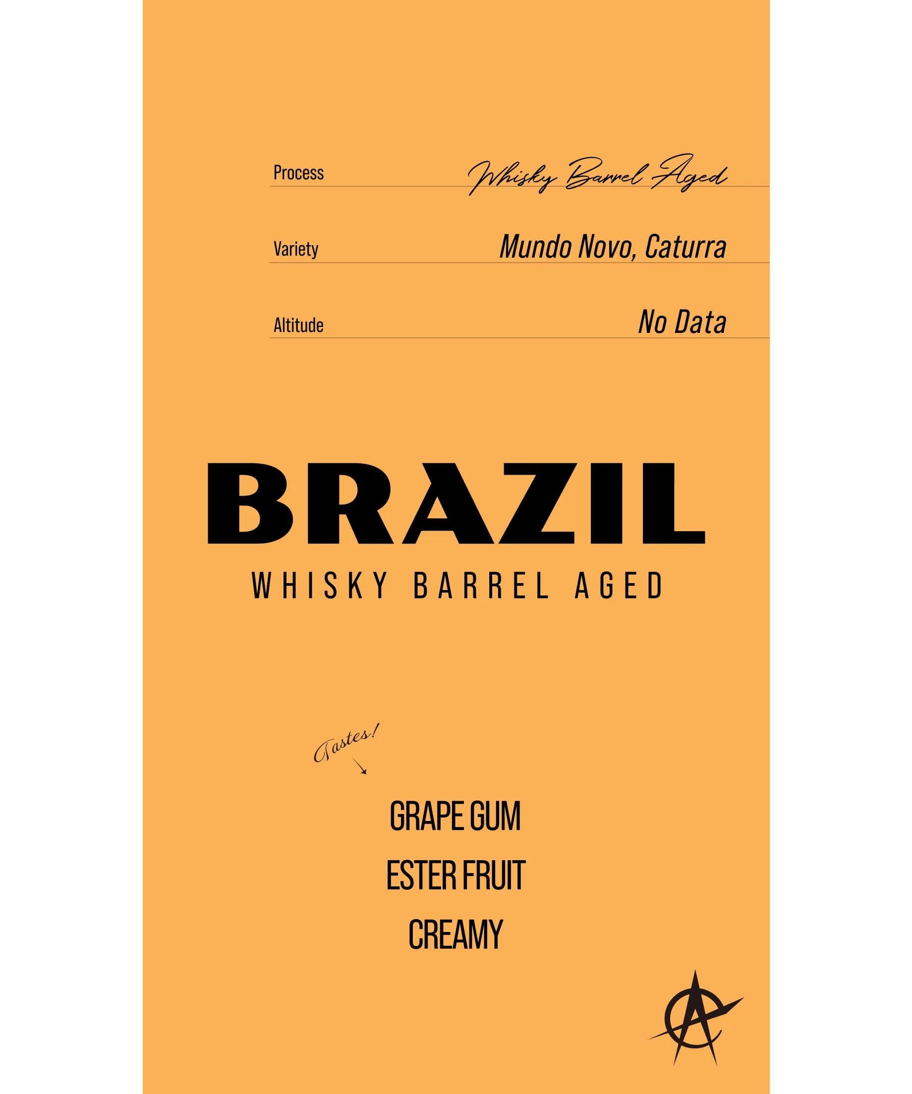 Image of Brazil, Mundo Novo, Caturra - Whisky Barrel Aged