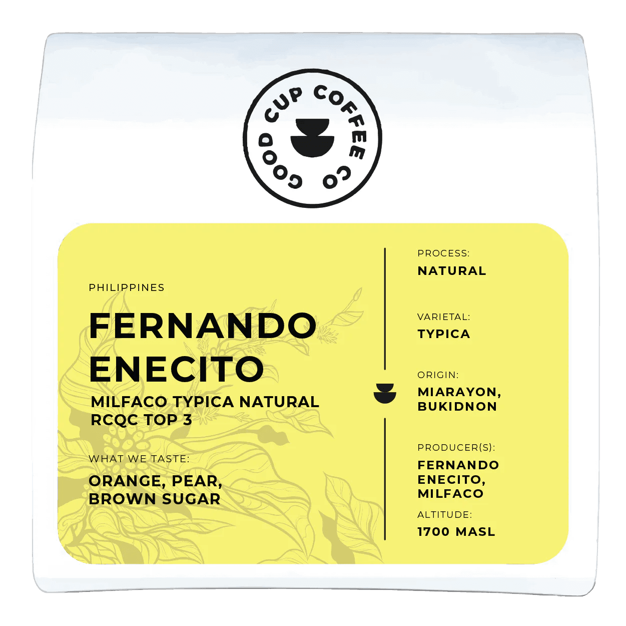 Image of Philippines Fernando Enecito MILFACO Typica Natural RCQC Top 3