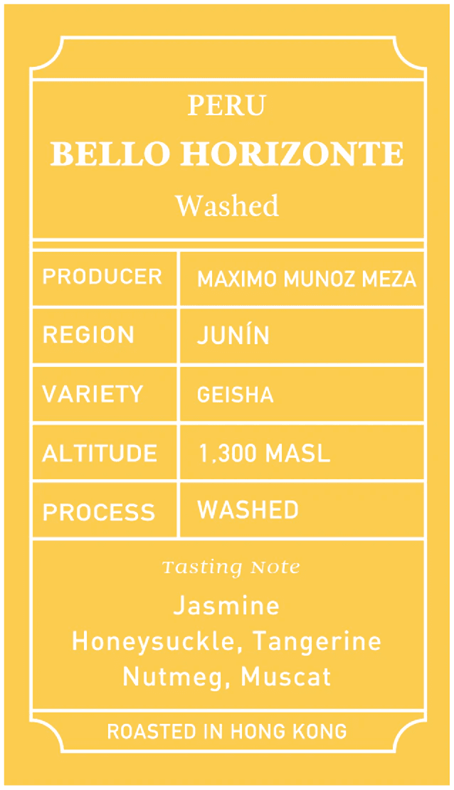 Image of Peru Bello Horizonte Geisha Washed