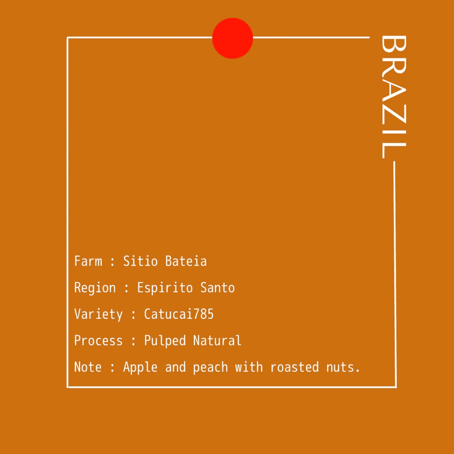 Image of BRAZIL Sitio Bateia - Pulped Natural / 100g