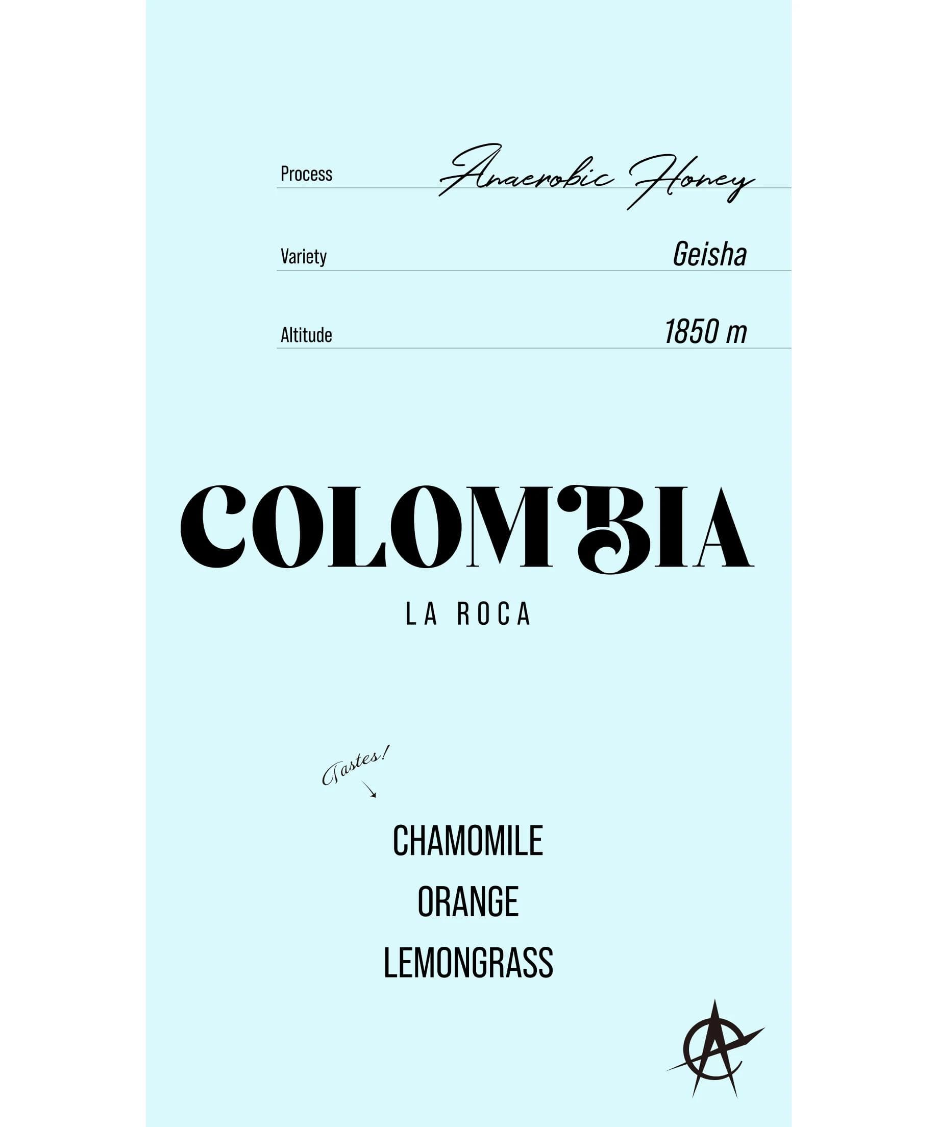 Image of Colombia La Roca, Geisha - 48h Anaerobic Honey